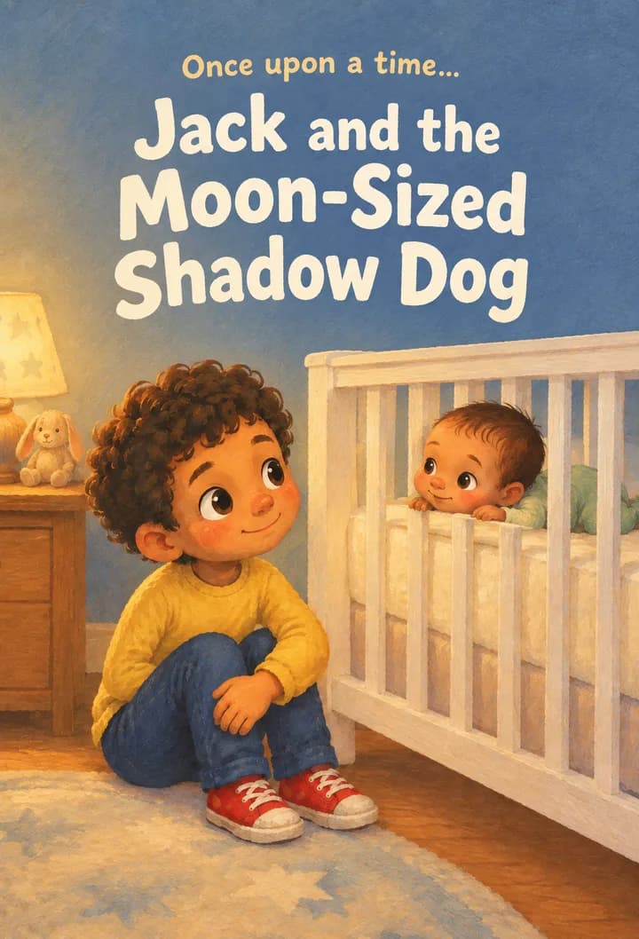 Cover of the book “Jack and the Moon-Sized Shadow Dog”
